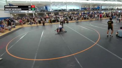 185 lbs Cons. Round 2 - Vincent McMichael, Unattached vs Aiden Coleman, Unattached