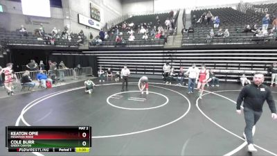 153 lbs Cons. Round 4 - Cole Burr, Green Canyon vs Keaton Opie, Mountain Ridge