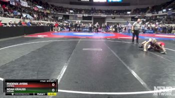 7A 106 lbs Cons. Round 2 - Phoenix Ayers, Central vs Noah Krauss, Auburn