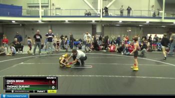 48 lbs Round 6 (8 Team) - Owen Brink, 4M vs Thomas Durant, East Coast Elite
