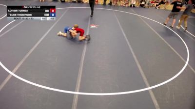 63 lbs 5th Place Match - Korbin Turner, Chatfield vs Luke Thompson, Coon Rapids Mat Bandits