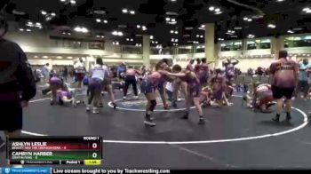 100 lbs Round 1 (10 Team) - Ashlyn Leslie, Beauty And The Creason Iowa vs Zania Owens, Griffin Fang
