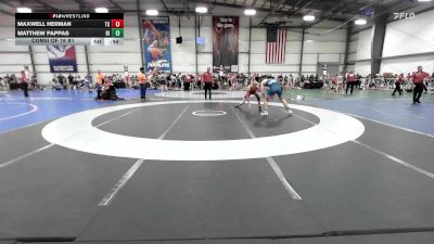 160 lbs Consi Of 16 #1 - Maxwell Herman, TX vs Matthew Pappas, RI