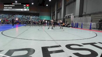 152 lbs Consi Of 4 - Mason Stucky, Sheldon Mat Club vs Kody Goss, Elko Wrestling Club