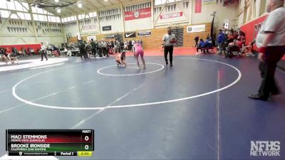 135 (137) Quarterfinal - Maci Stemmons, Monte Vista (Danville) vs Brooke Ironside, California (San Ramon)