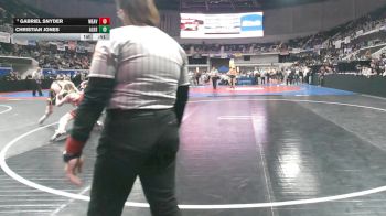 1A-4A 157 Cons. Round 3 - Gabriel Snyder, Weaver vs Christian Jones, Alexandria HS