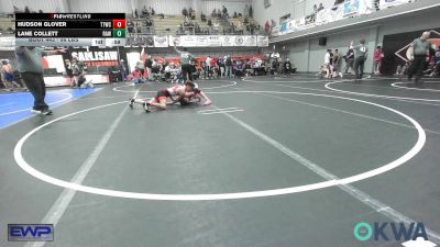 98 lbs Final - Hudson Glover, Team Tulsa Wrestling Club vs Lane Collett, Raw Wrestling Club