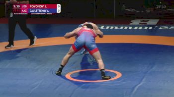 92 kg Bronze - Azamat Dauletbekov, KAZ vs Sherzod Poyonov, UZB