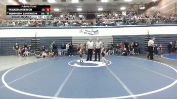 49 lbs Champ. Round 1 - Walker Anderson, Small Town Grims vs Remington Barrington, Blackfoot Wrestling Club