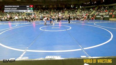 130 lbs Consolation - Braxton Sholler, SWAT vs Karter Locust, Cowboy Wrestling Club