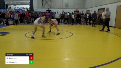 160 lbs Consy 6 - Ryan Ford, Bergen Catholic-NJ vs Luke Sipes, Altoona