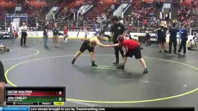 Cons. Round 2 - Jacob Walters, Magi Youth Wrestling vs Jon Cribley, Tri County WC