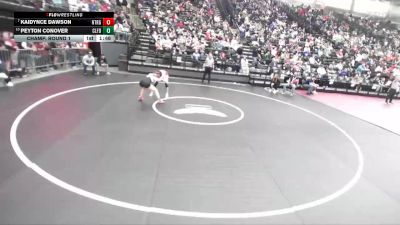 5A 125 lbs Champ. Round 1 - Kaidynce Dawson, Northridge vs Peyton Conover, Clearfield