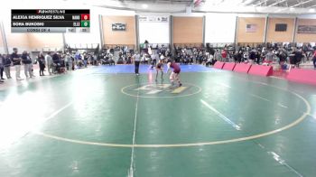 107 lbs Consi Of 4 - Sora Bukoski, Ellsworth vs Alexia Henriquez Silva, North Andover