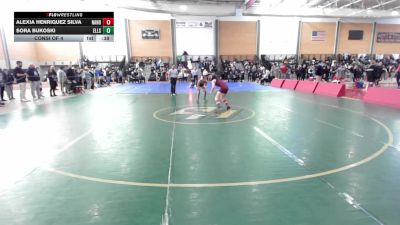 107 lbs Consi Of 4 - Sora Bukoski, Ellsworth vs Alexia Henriquez Silva, North Andover