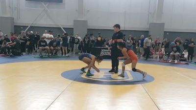 95 lbs Cons. Sub-semis - Arleth Leon, Titan Mercury Wrestling Club vs Liani Salinas, Fighting Squirrels Wrestling Club