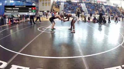 150 Blue Semifinal - Nikolas Gray, Wellington Community Hs vs Tyrell Jacobs, Camden