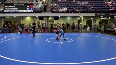 49 lbs Cons. Semis - Saeed Mirza, Edina Wrestling Association vs Alan Petersen, Minnesota