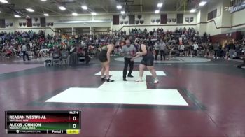235 lbs Cons. Round 2 - Reagan Westphal, Waterloo West vs Alexis Johnson, Waverly-Shell Rock