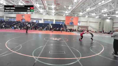 157 lbs Champ. Round 1 - Wyatt Kent, Lycoming vs Matt Verri, Oneonta State