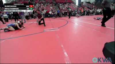 62-67 lbs 3rd Place - Noah Torres, Standfast vs Allie Mancuso, Hays Wrestling Club