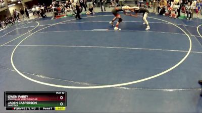 132 lbs 3rd Place Match - Owen Parry, Star Valley Wrestling Club vs Jaden Casperson, Shootbox