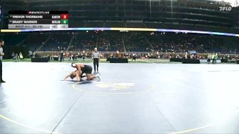 D3-190 lbs 3rd Place Match - Trevor Thorbahn, Gladstone HS vs Brady Warner, Napoleon