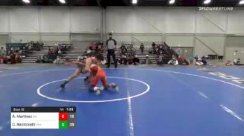135 lbs Prelims - Adrian Martinez, New Mexico vs Dominic Bambinelli, Roundtree