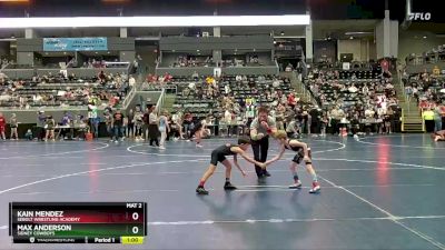 50 lbs Cons. Semi - Kain Mendez, Sebolt Wrestling Academy vs Max Anderson, Sidney Cowboys