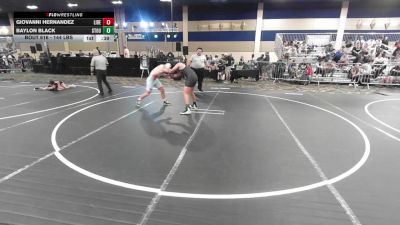 144 lbs Consi Of 16 #1 - Giovanni Hernandez, Liberty HS vs Baylon Black, Stout Wr Ac