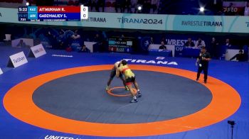 97 kg 1/2 Final - Rizabek Aitmukhan, Kazakhstan vs Shamil Gadzhialiev, Individual Neutral Athletes