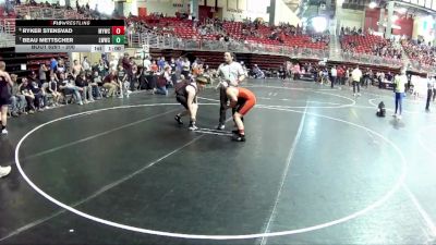 200 lbs Cons. Round 3 - Ryker Stensvad, McCook Youth Wrestling Club vs Beau Mettscher, Lincoln Warriors Wrestling Club