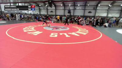 88 lbs 3rd Place Match - Keian Linnell, Team Utah vs Jagger Baublits, Team Aggression
