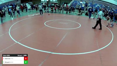 14U Boys - 96 lbs Cons. Round 3 - Trenton Warren, Thorobred Wrestling Club vs Tanner Stuart, Bad Karma Wrestling Club