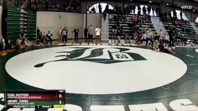 120 lbs Champ. Round 2 - Cael Dutton, Christian Brothers Academy(NJ) vs Henry Jones, Benedictine College Prep