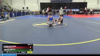 126 lbs Round 3 (3 Team) - Mason Welch, Tioga Sr HS vs Ayden Buttery, Newfane Sr HS