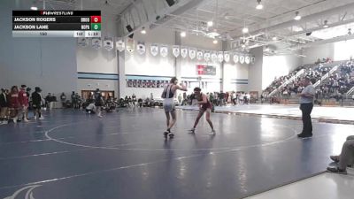 150 lbs Quarters & 1st Wb (16 Team) - Jackson Rogers, Brookwood vs Jackson Lane, North Paulding