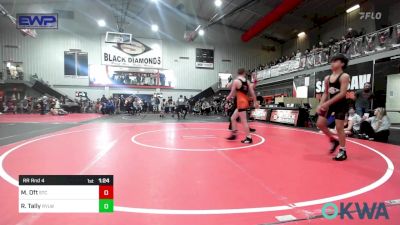 80-98 lbs Rr Rnd 4 - Mylz Oft, Sallisaw Takedown Club vs Rayen Tally, Roland Youth League Wrestling