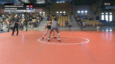 145 kg Rr Rnd 3 - Selena Sifuentes Shaffer, Sacred Heart vs Leyna Rumpler, Gannon