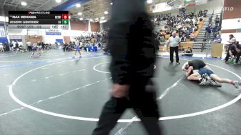 120 lbs Cons. Round 7 - Max Mendoza, Redwood vs Joseph Gonthier, Laguna Hills