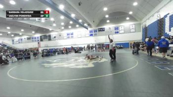 105 lbs Cons. Round 6 - Barbara Velazquez, Woodlake vs Jaelynn Pondivida, Chaparral