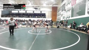 132 lbs Champ. Round 2 - Connor Herkins, Villa Park vs Casey Kalpakoff, El Dorado (Placentia)