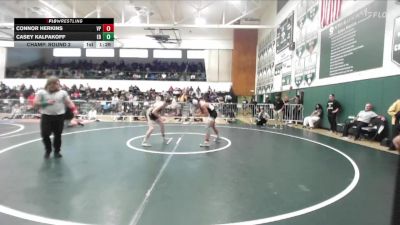 132 lbs Champ. Round 2 - Connor Herkins, Villa Park vs Casey Kalpakoff, El Dorado (Placentia)