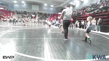 45 lbs Quarterfinal - Colson Starr, Hilldale Youth Wrestling Club vs Braylee Dilbeck, Woodland Wrestling Club