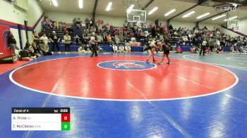 117 lbs Consi Of 4 - Audrey Pride, Sand Springs HS vs Tristan McCllelan, Union Girls JH