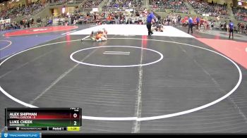 115 lbs Semis (4 Team) - Luke Cheek, Harrisburg vs Alex Shipman, Yamhill-Carlton