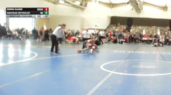 110-I lbs Round Of 16 - Derek Danbe, RedNose Wrestling School vs Graysan Reynolds, Immortals
