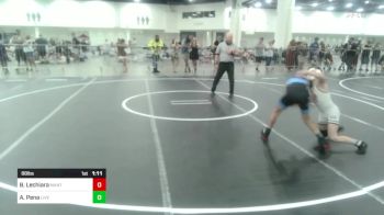 88 lbs Quarterfinal - Bruno Lechiara, Mantanona TC vs Aron Pena, Live Training Systems