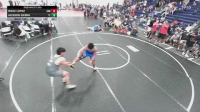 190 lbs Cons. Round 5 - Jackson Sierra, Team Thunder vs Issac Lopez, Chino High Wrestling