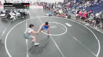 190 lbs Cons. Round 5 - Jackson Sierra, Team Thunder vs Issac Lopez, Chino High Wrestling